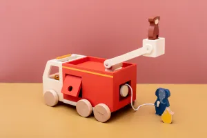 Trixie Drevené hasičské auto