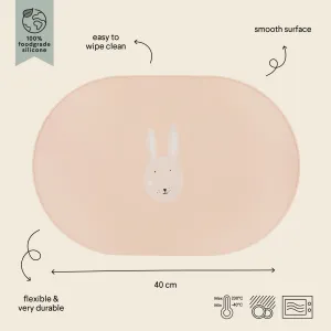 Detské silikónové prestieranie Mrs. Rabbit