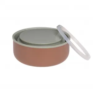 Termoska na jedlo - Happy Prints caramel