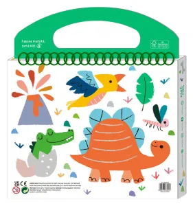 Prvé maľovanie s voskovkou - dinosaury