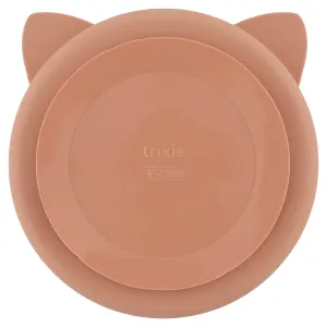 Detský silikónový tanier s prísavkou Mrs. Cat