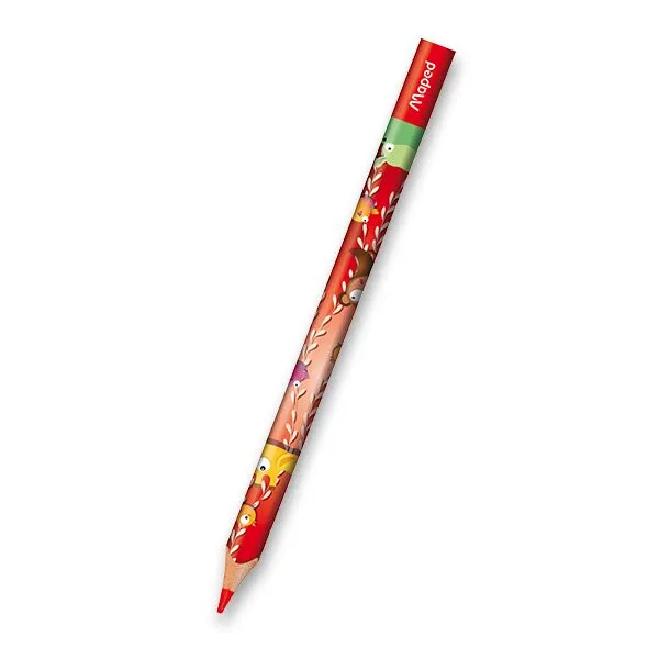 Pastelky MAPED Jungle Fever Jumbo 12 ks