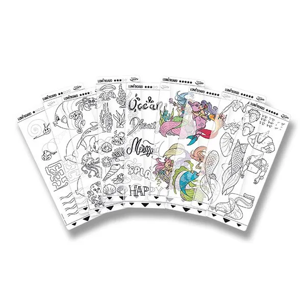 Súprava Maped Lumi Board - tabuľa s podsvietením - morská víla