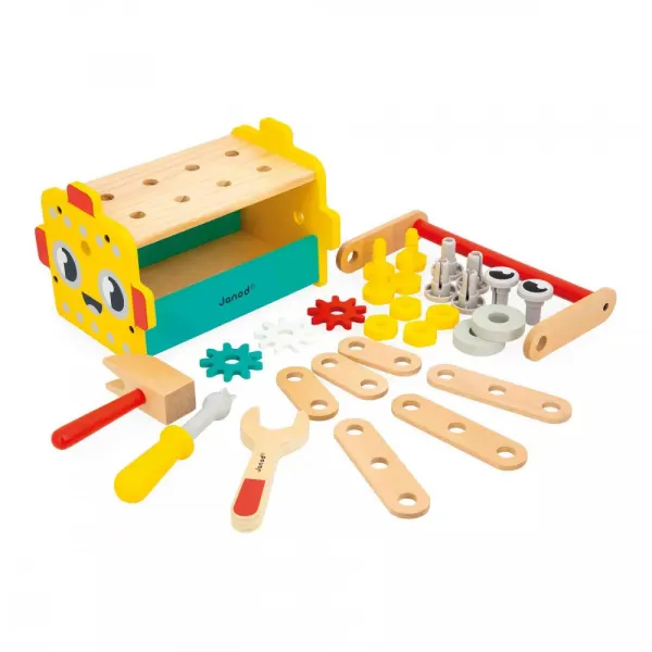 BricoKids - Mini pracovný box s náradím - 30 ks