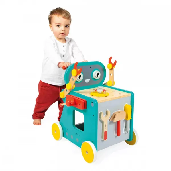 BricoKids - Chodúľka a vozík s náradím - Robot