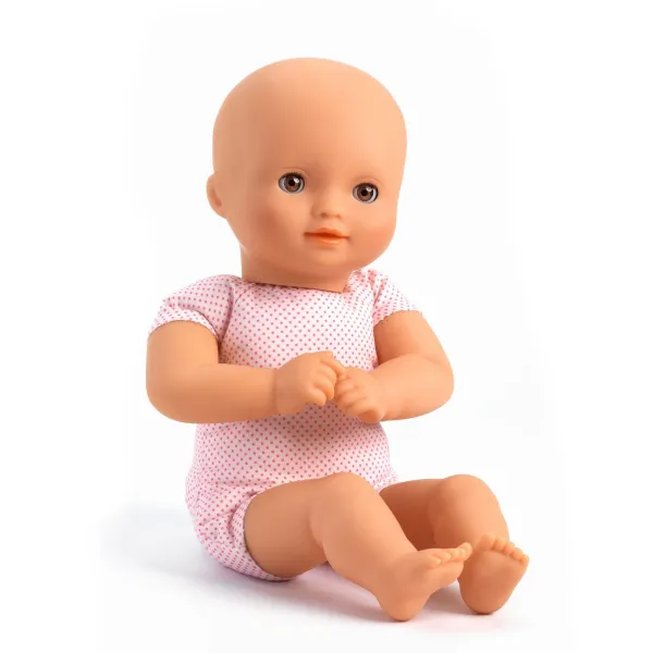 Baby Pomea - bábika Flora so štýlovým oblečkom Petit Pan