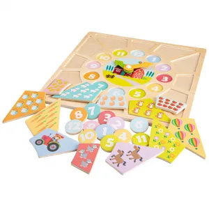 Hodiny + puzzle 2v1