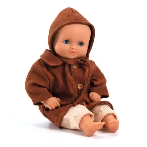 Baby Pomea - jesenný kabátik pre bábiky