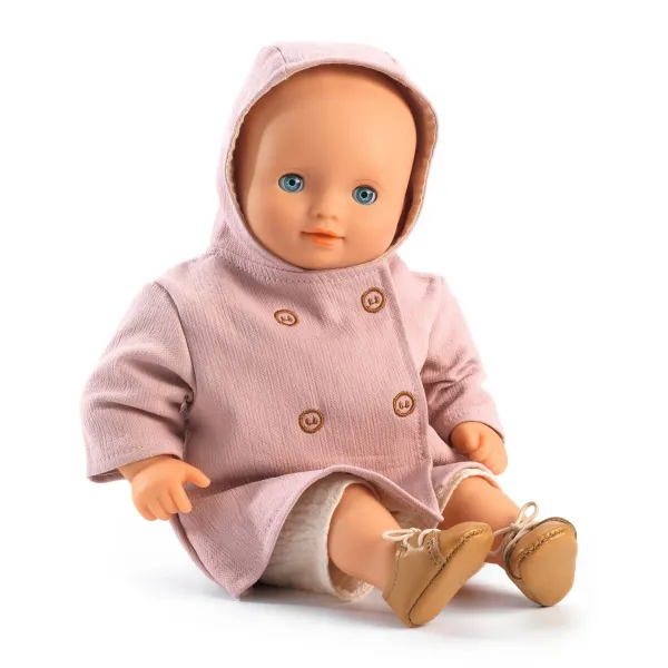 Baby Pomea - ružový kabátik pre bábiky