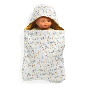 Baby Pomea - spací vak pre bábiky s potlačou králičkov