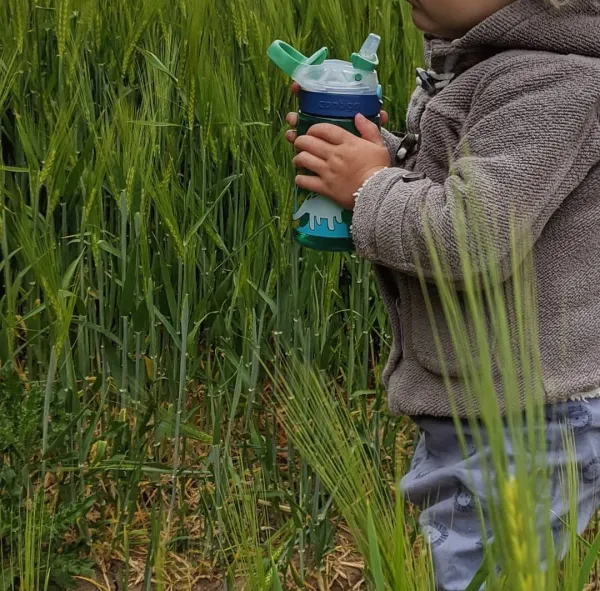 Detská hydratačná fľaša Contigo James 420 ml - zelená džungľa