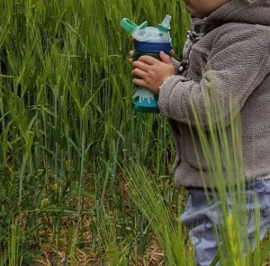 Detská hydratačná fľaša Contigo James 420 ml - zelená džungľa