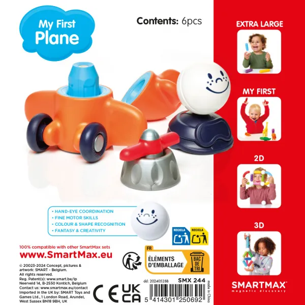 SmartMax - Moje prvé lietadlo - 6 ks
