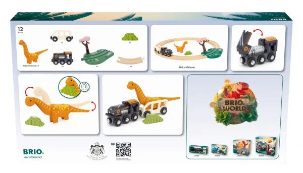 Brio - Dinosauria kruhová vláčikodráha