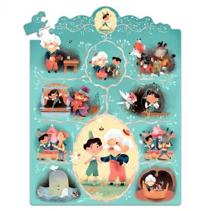 Rozprávkové puzzle - Pinocchio - 54 ks