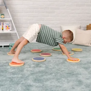 Montessori nášlapné kamene – farby
