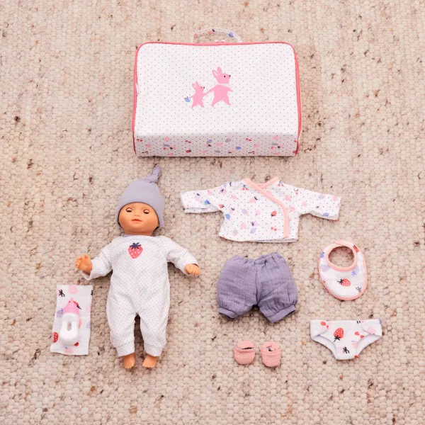 Baby Pomea - kufrík s bábikou Vanille a doplnkami