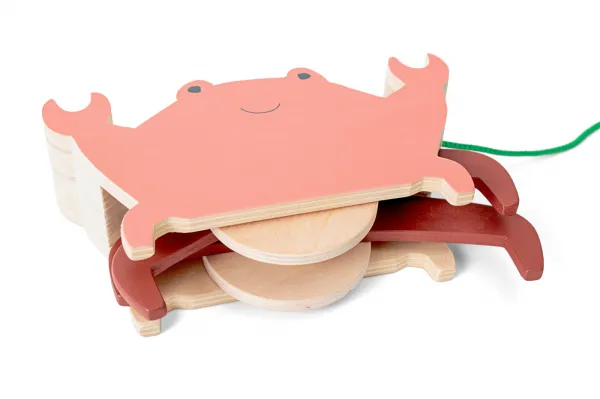 Ťahacia hračka - veselý krab