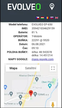 EVOLVEO EasyPhone FS, červená