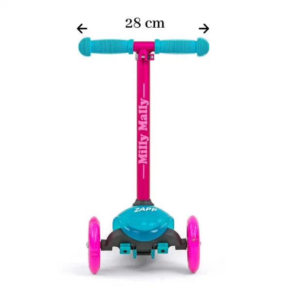 Detská kolobežka Milly Mally Scooter Zapp grey
