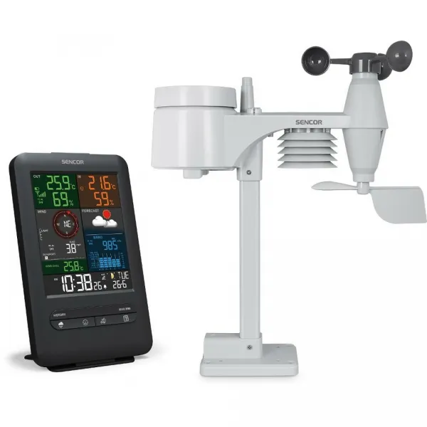 SENCOR SWS 9300 profesionálna meteostanica s bezdrôtovým snímačom 5v1