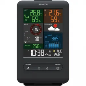 SENCOR SWS 9300 profesionálna meteostanica s bezdrôtovým snímačom 5v1