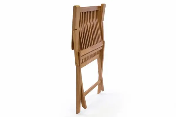 Divero 2159 Skladacia stolička z teakového dreva