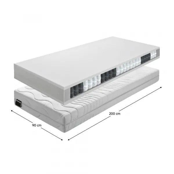 Pružinový matrac BE TEXEL ALERGIK NEW Tempo Kondela 90x200 cm