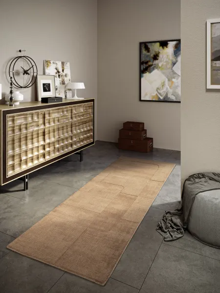 Villeroy & Boch - Hanse Home koberce Behúň Villeroy & Boch 106171 Cooper Brown - 80x250 cm