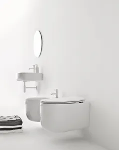 KERASAN - NOLITA WC sedátko, SLIM, Soft Close, biela 539101