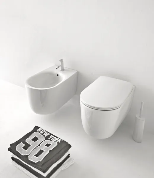 KERASAN - NOLITA WC sedátko, SLIM, Soft Close, biela 539101