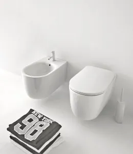 KERASAN - NOLITA WC sedátko, SLIM, Soft Close, biela 539101