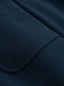 Pánska prechodná motorkárska bunda tmavo modrá