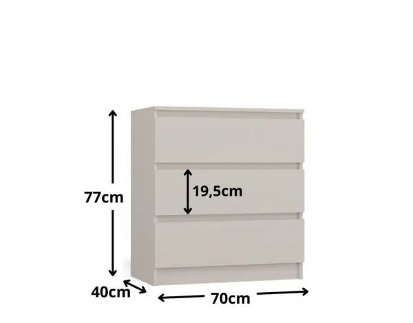 TP Living Komoda MALWA M3 kašmír