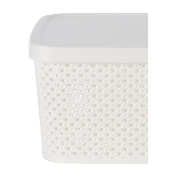 Storage Solutions Úložný košík Simple 23 cm biely