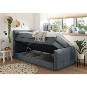 Boxspring posteľ KUBA 100x200 cm antracit