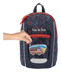Detský batoh Step by Step KIGA MINI, Fire Truck Finn