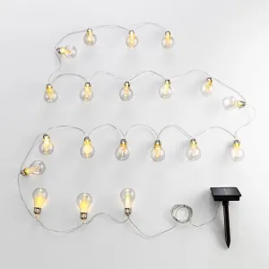 Weltbild LED světelný řetěz Žárovky, bílé, 380 cm