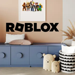 Drevený obraz - Logo Roblox