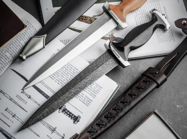 Böker Swiss Dagger Mosaic Damascus 121554DAM
