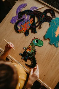 Atelier Mini - vyškrabovacie obrázky Dinosaury