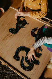 Atelier Mini - vyškrabovacie obrázky Dinosaury