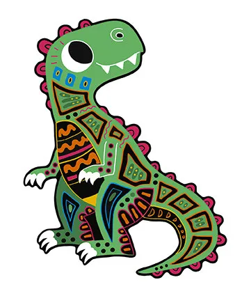 Atelier Mini - vyškrabovacie obrázky Dinosaury