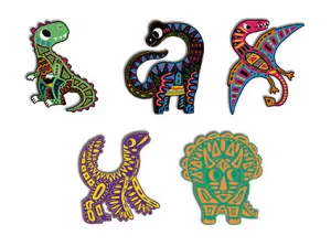 Atelier Mini - vyškrabovacie obrázky Dinosaury