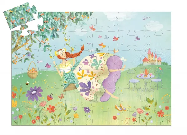 Puzzle – Princezná na hojdačke – 36 ks