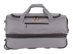 Cestovná taška na kolieskach Travelite Basics Wheeled duffle S Grey/orange