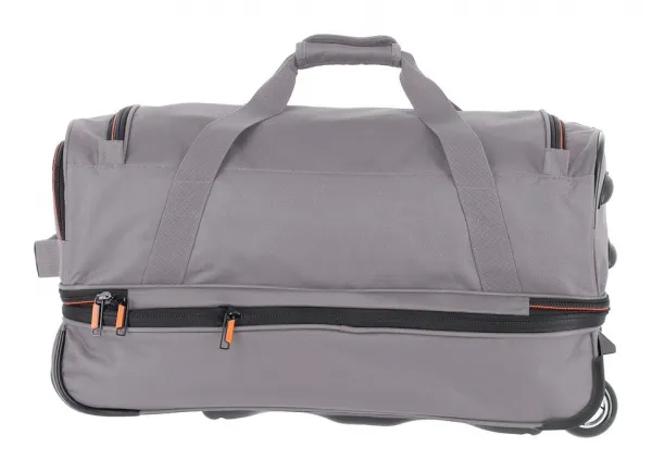 Cestovná taška na kolieskach Travelite Basics Wheeled duffle S Grey/orange