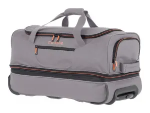 Cestovná taška na kolieskach Travelite Basics Wheeled duffle S Grey/orange