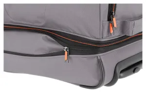 Cestovná taška na kolieskach Travelite Basics Wheeled duffle S Grey/orange
