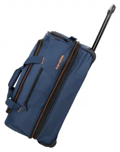 Cestovná taška na kolieskach Travelite Basics Wheeled duffle S Navy/orange